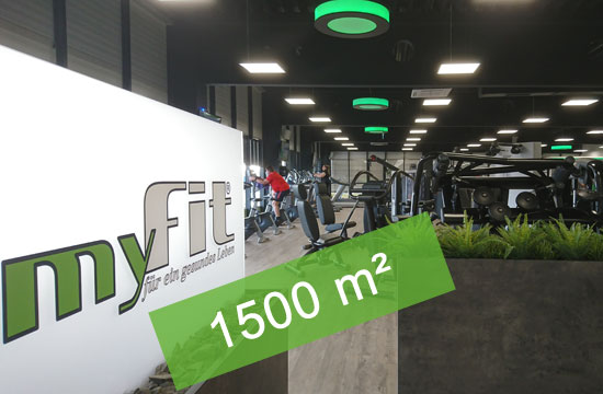 1500m2 für Deine Fitness